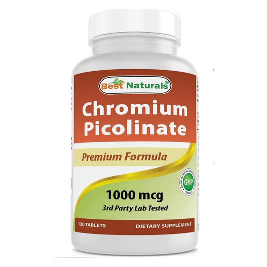 Best Naturals Chromium Picolinate X 120 Caps