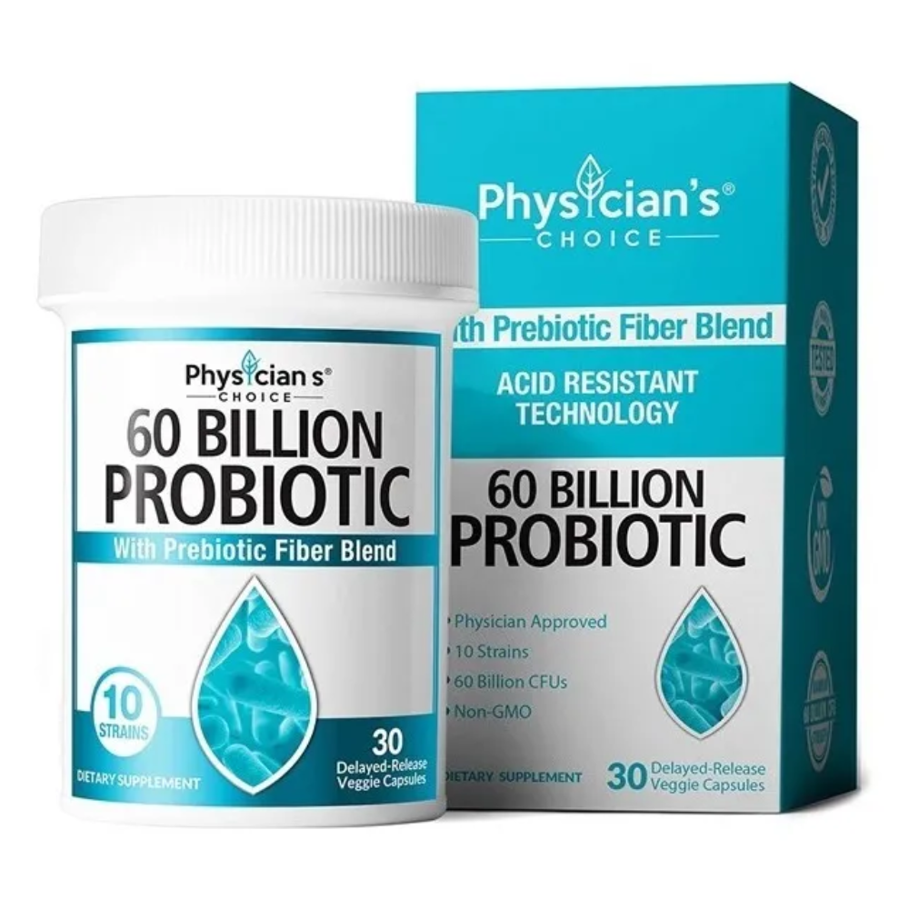 Probióticos & Prebióticos Alta Calidad 60 Billion Cfu 30 Cáp