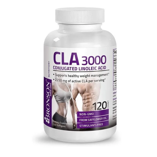 Bronson Cla 3000 Potencia Extra Pérdida Peso 120 Cápsulas