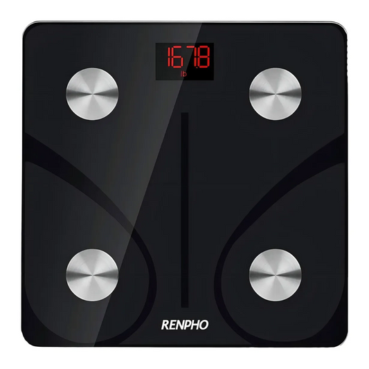Báscula digital Renpho Balança Sem Fio Inteligente ES-CS20M negra, hasta 180 kg 110V