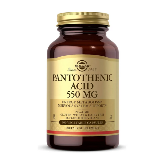 Solgar Ácido Pantoténico 550mg