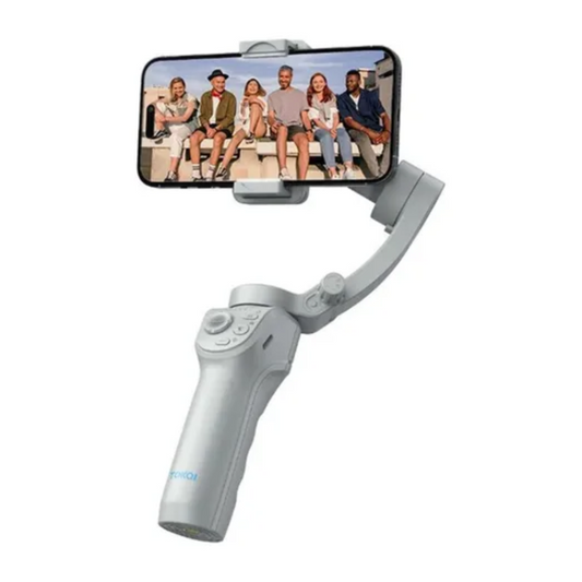Estabilizador De Teléfono Celular Tokqi Gimbal De 3 Ejes M01 Color Gris