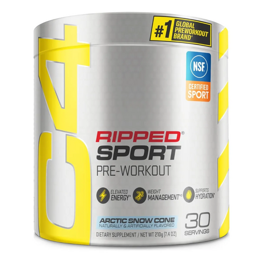 C4 Ripped Sport Pre-workout 30 Servicios Arctic Snow