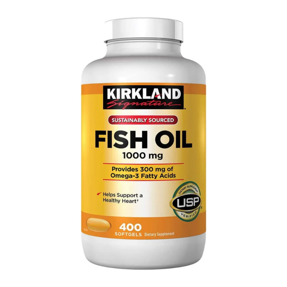 Kirkland Fish Oil 1000mg 400 Softgels