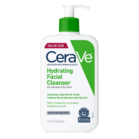 Cerave Hydrating Facial Cleanser Limpiador Hidratante 473 ml