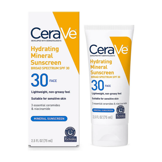 Protector solar CeraVe Para el Rostro 30 FPS en crema 75mL