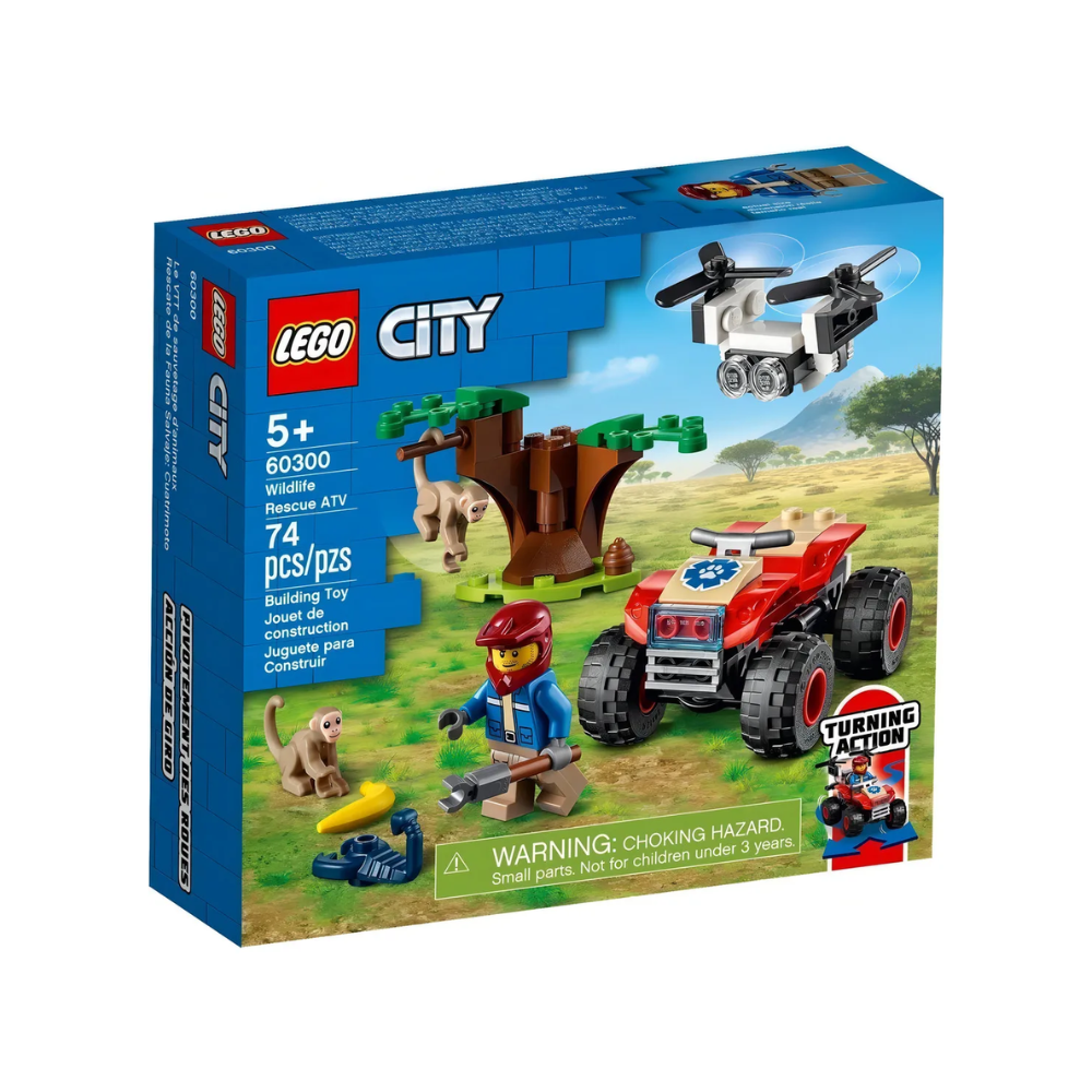 Lego City 60300 Todoterreno para rescate de fauna salvaje 74 pz