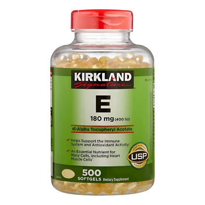 Kirkland Vitamina E 180mg 500 Softgels
