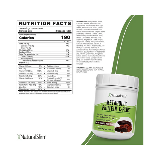 Naturalslim Metabolic Protein C Chocolate