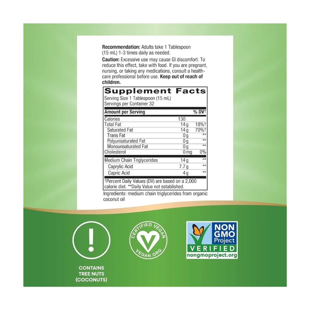 Aceite Mct 100% Puro De Coco