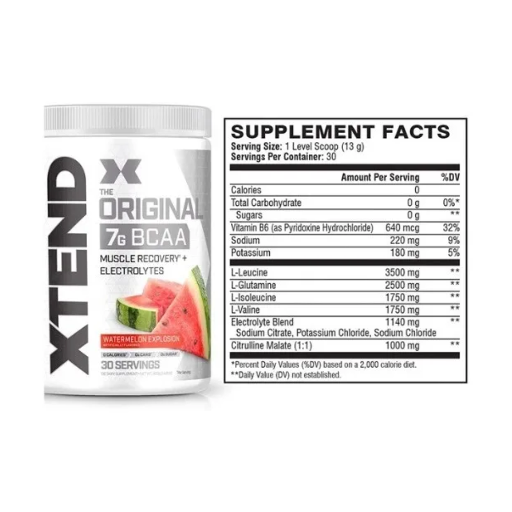 Xtend Original 7 g Bcaa 30 servings Gramos Sandia
