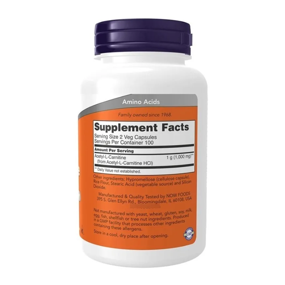 Acetil L-carnitina 500mg X 200