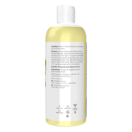 NOW Aceite De Almendras 16 Onzas