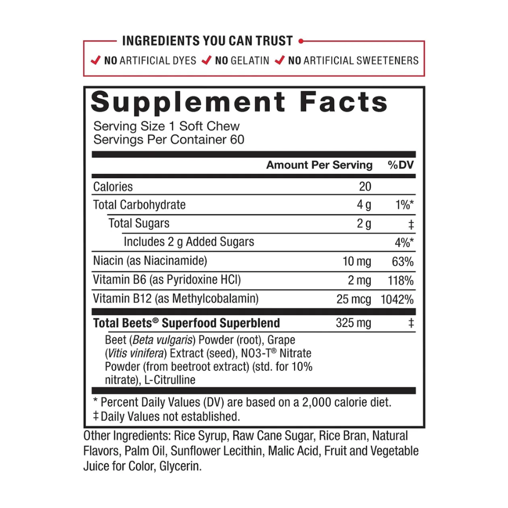 Factor Force Remolacha 60 Chews