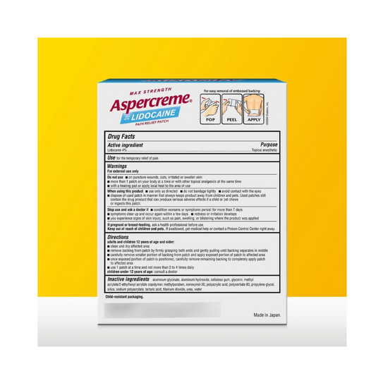 Aspercreme Patch Xl Lidocaine