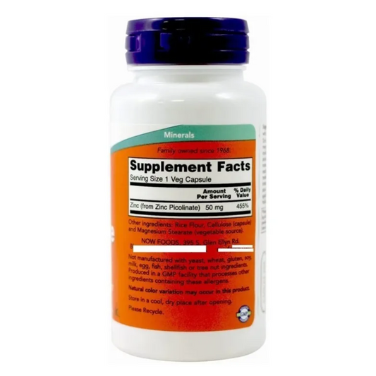 Zinc Picolinate 50 mg 120 caps