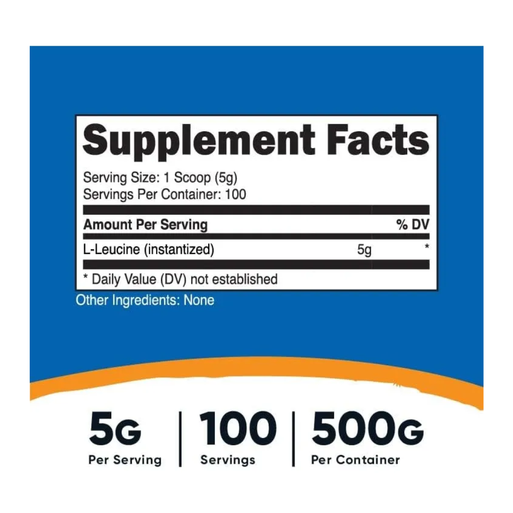 Nutricost Polvo De L-leucina 500g
