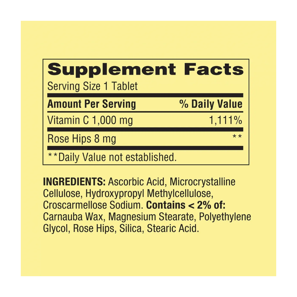 Spring Valley Vitamina C 1000mg 500caps