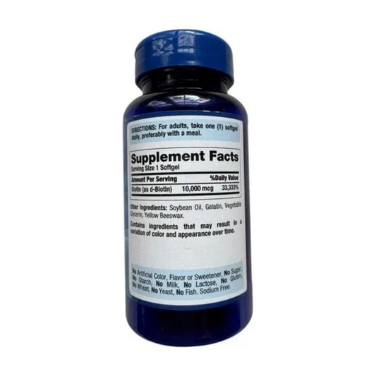 Biotin 10000 Mcg 50 Capsulas