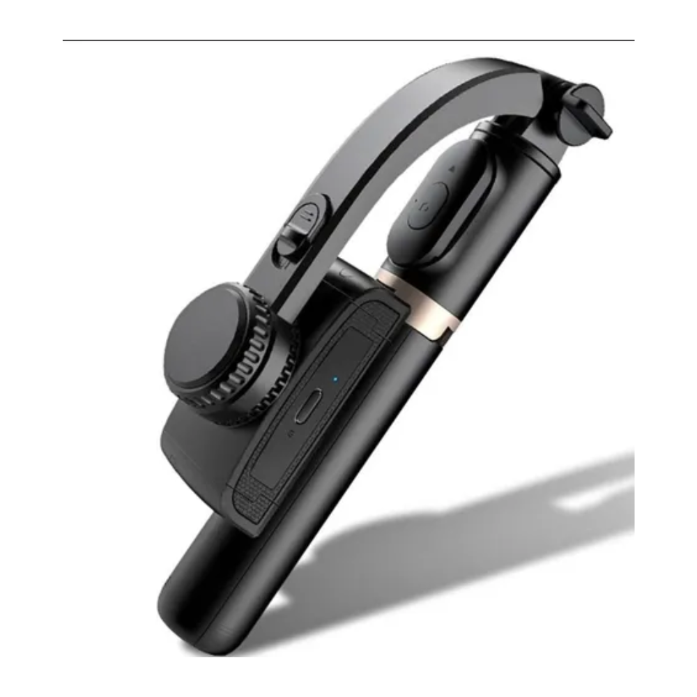 Gimbal Estabilizador 1eje Palo Selfie Trípode Shoooter Color Negro Duaitek GIMBAL-1X-Q08