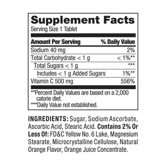Vitamina C 500 Mg Spring Salud Inmune Inmunológico