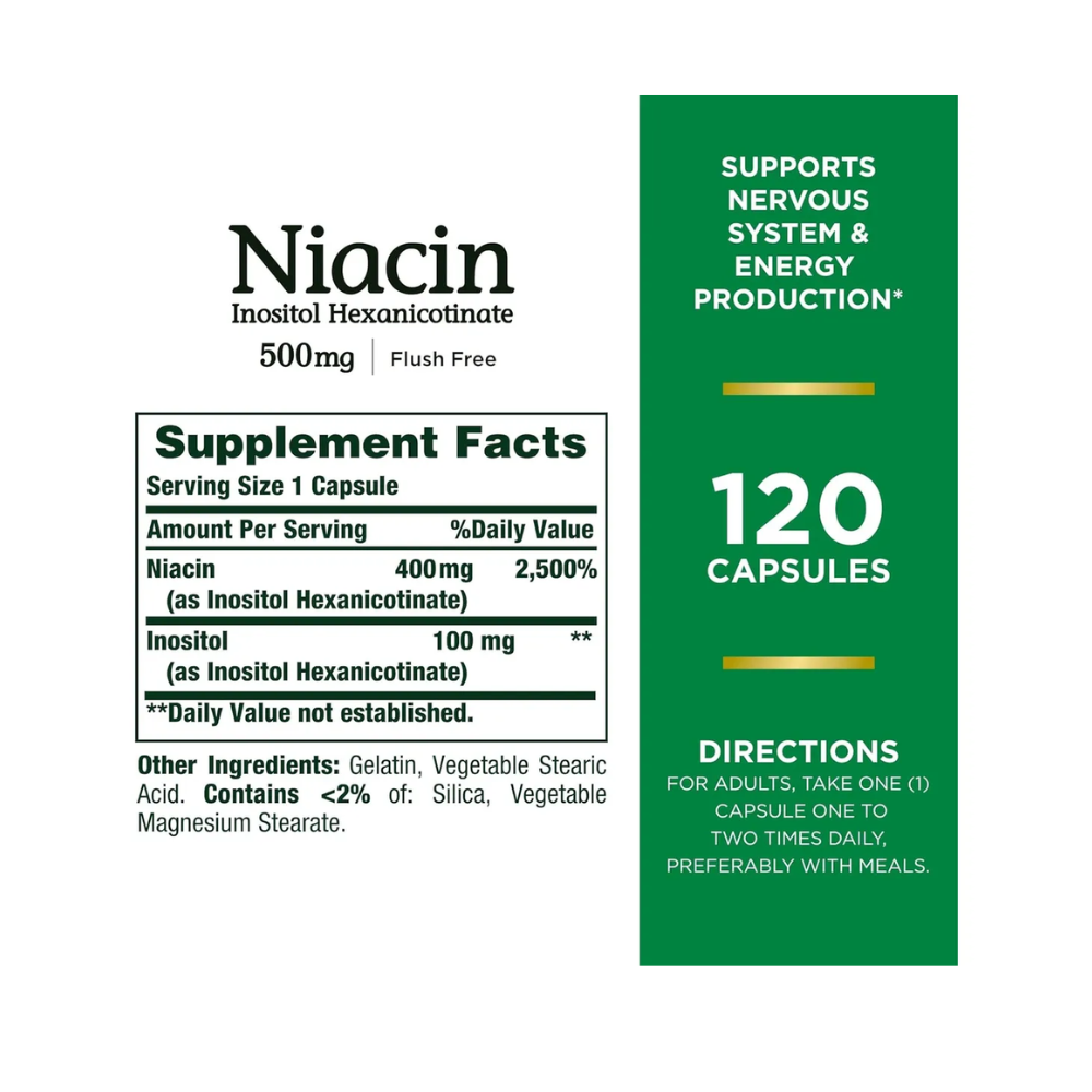 Niacina Inositol Niacin 120caps