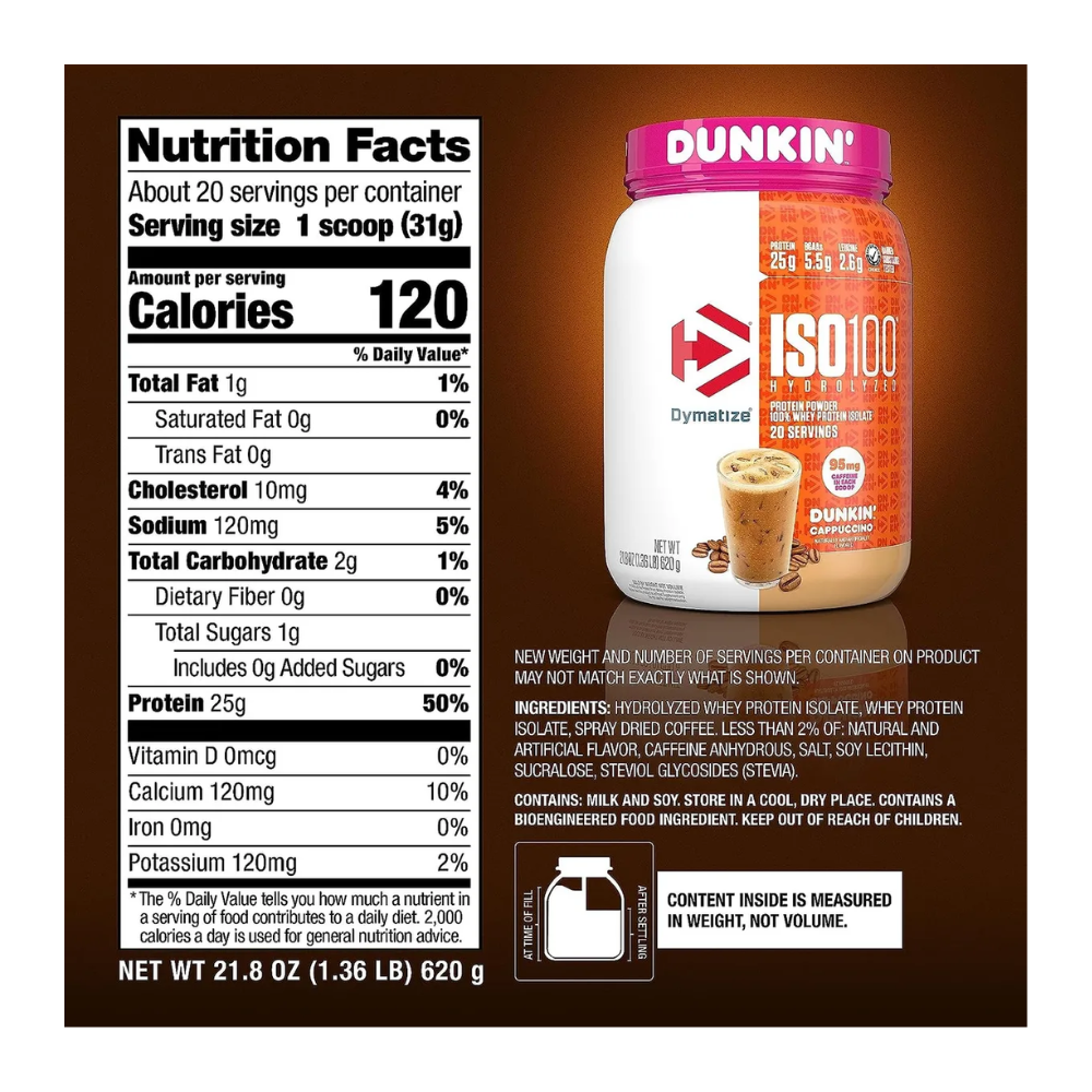Proteína Iso100 Dunkin Dymatize