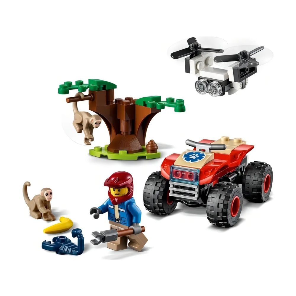 Lego City 60300 Todoterreno para rescate de fauna salvaje 74 pz