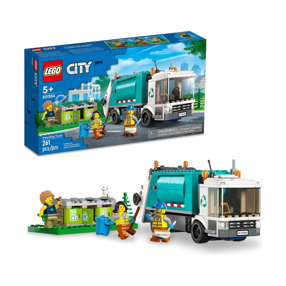 Lego City 60386 Camión De Reciclaje 261 pcs
