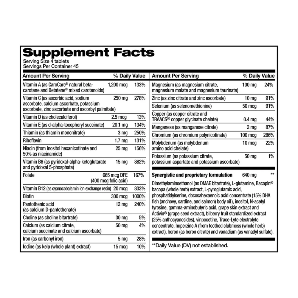 Focus Factor 180 Tabs Cerebro