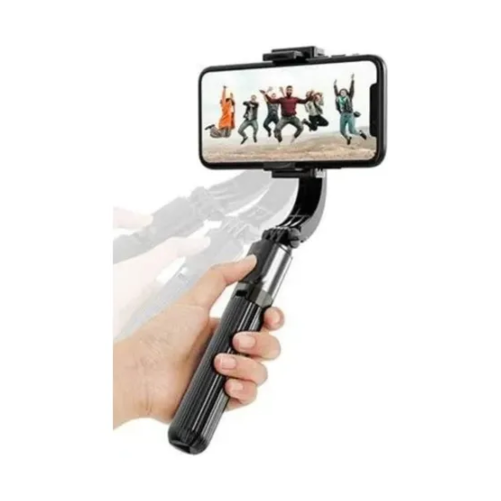 Gimbal Estabilizador 1eje Palo Selfie Trípode Shoooter Color Negro Duaitek GIMBAL-1X-Q08