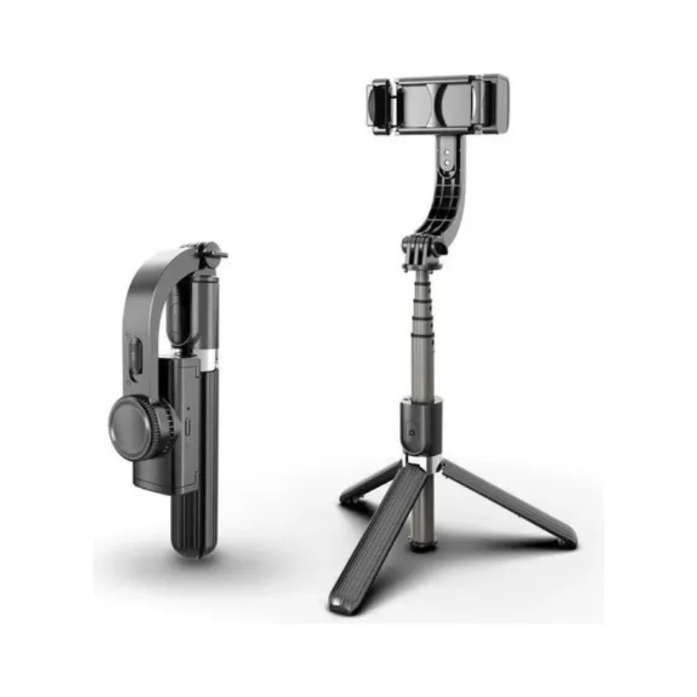 Gimbal Estabilizador 1eje Palo Selfie Trípode Shoooter Color Negro Duaitek GIMBAL-1X-Q08