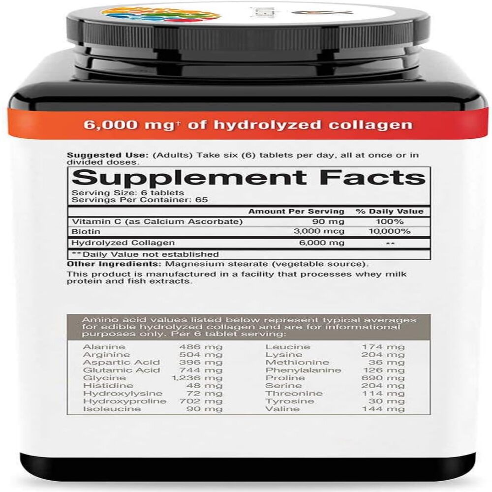 Colágeno + Biotina 390 tb Youtheory