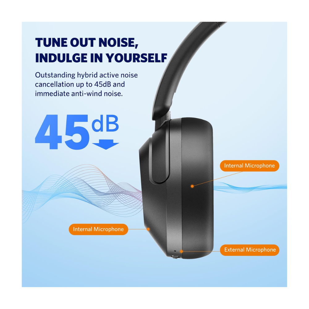 Earfun Wave Pro Audifonos Diadema Inalambrico Con Anc