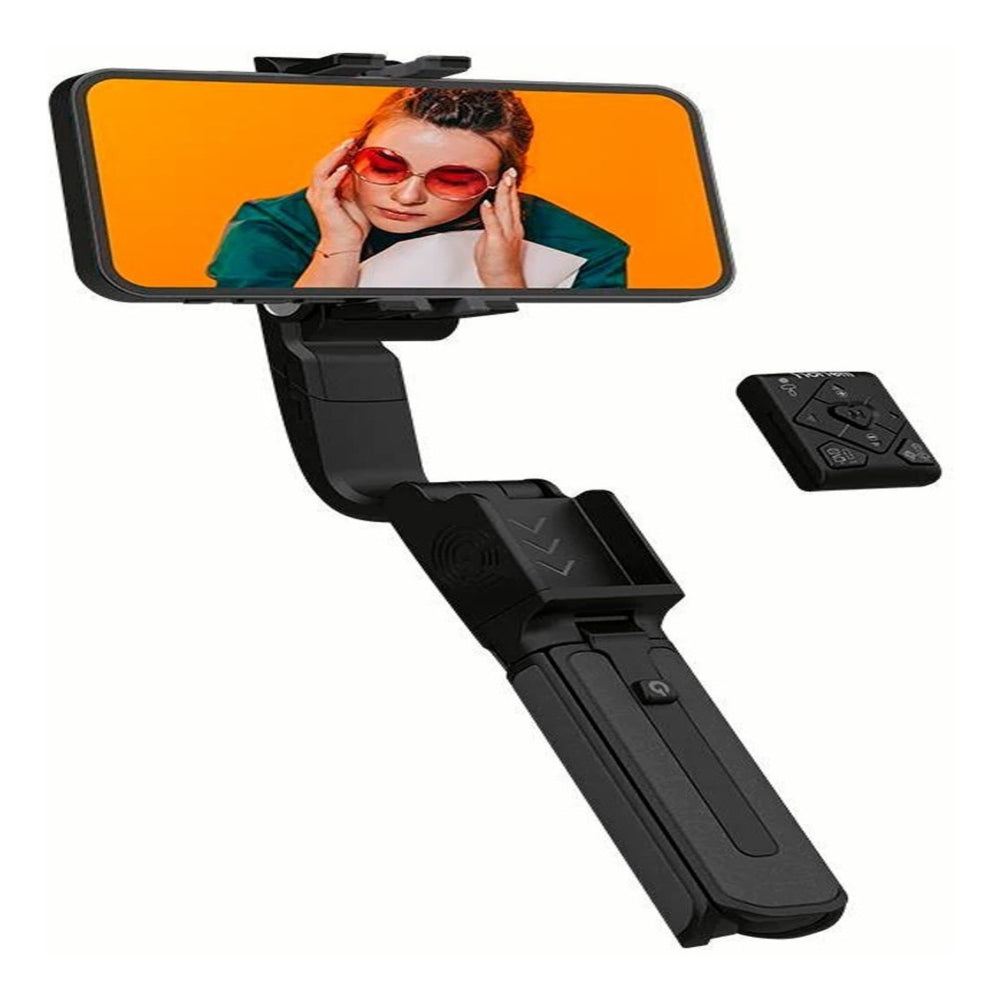Cardán estabilizador Isteady Q Hohem para teléfono celular C Control, color negro