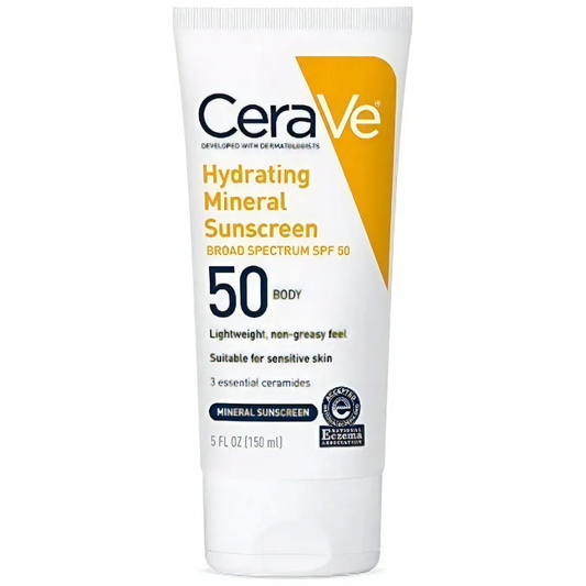 Cerave Hydrating Mineral Sunscreen Fps 50 Corporal