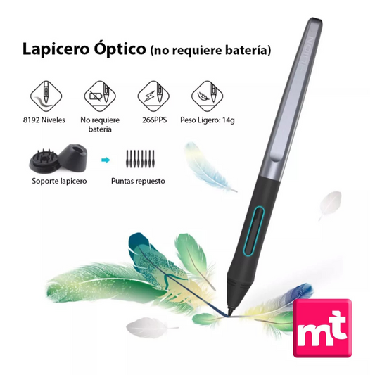 Tableta digitalizadora Huion Inspiroy H640P negro