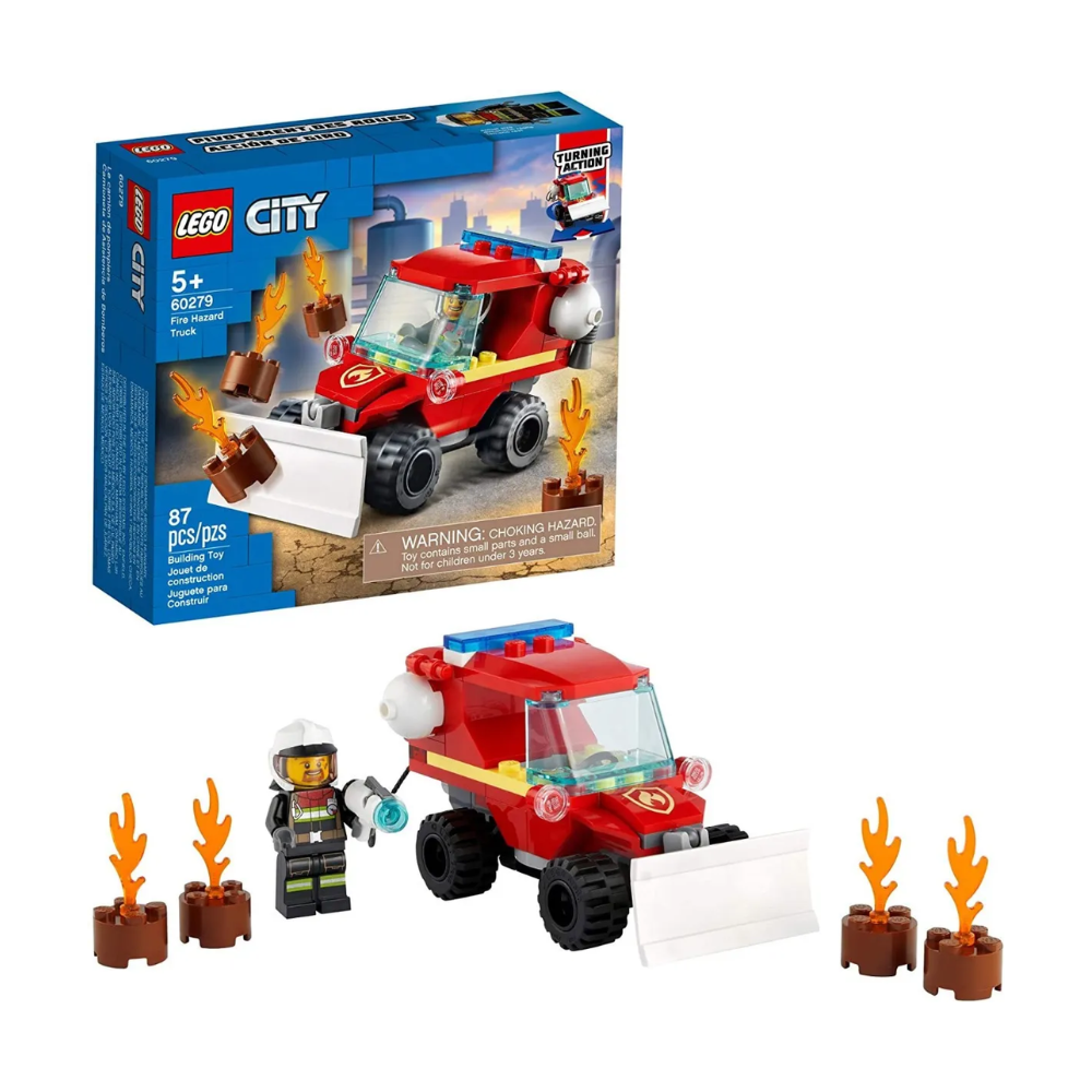 Lego® City - Furgoneta De Asistencia De Bomberos (60279) Cantidad de piezas 87